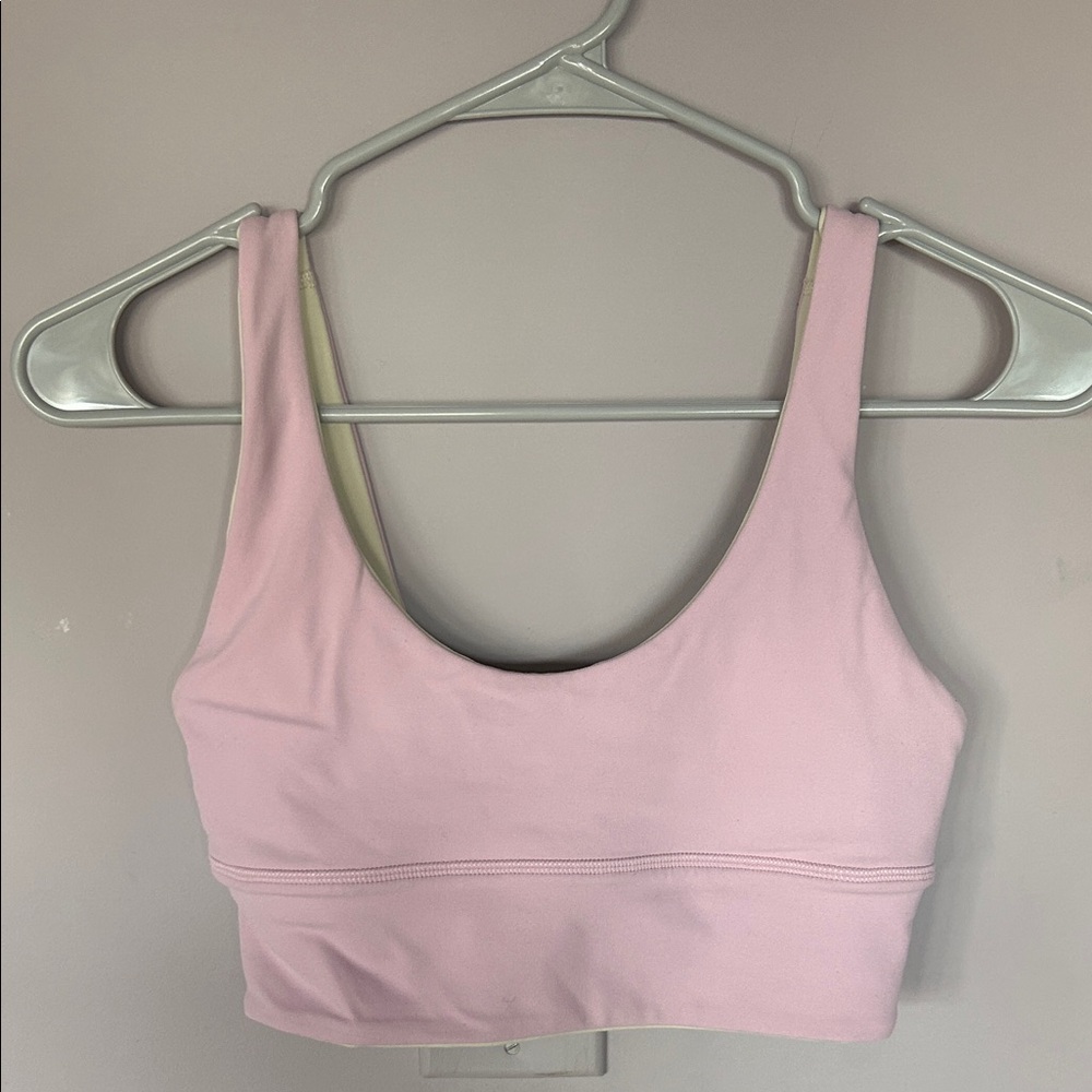 Lululemon Athletica reversible Light Pink Sports Bra